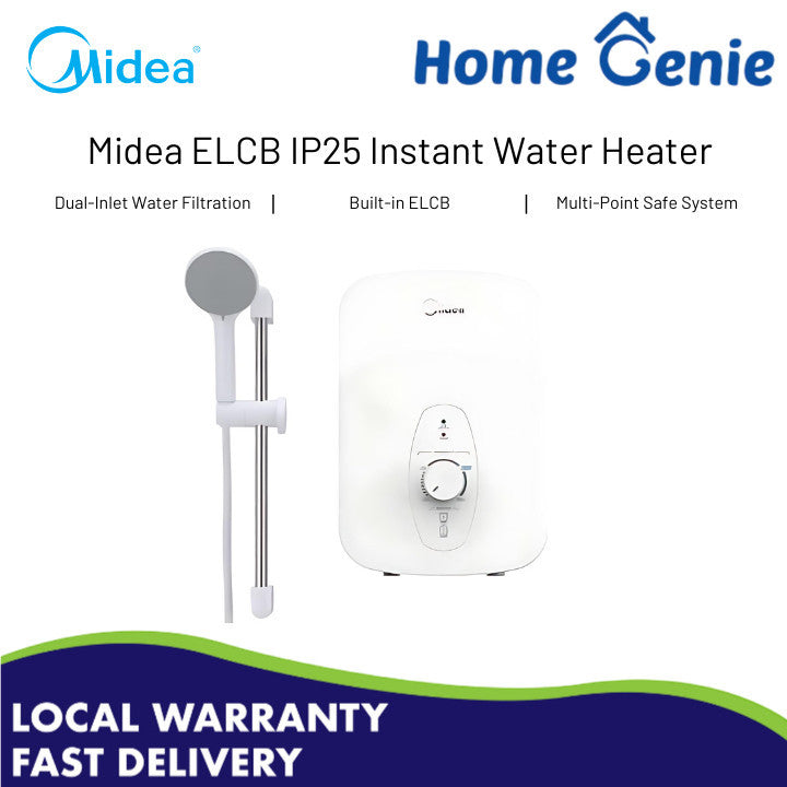 Midea Instant Electric Water Heater MWH-33MQNSG(W)-WB with Built