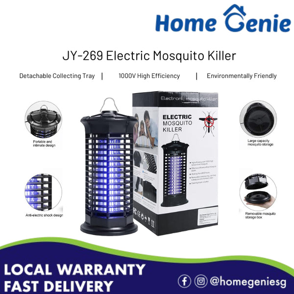 JY-269 Electric Mosquito Killer 1000V Powerful Insect Zapper UV Lamp for Home, Bedroom, Kitchen, Office