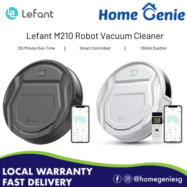 Lefant M210 Robot Vacuum //4000Pa // Clean 1300sft² in 120 min // Dustbin 500ML