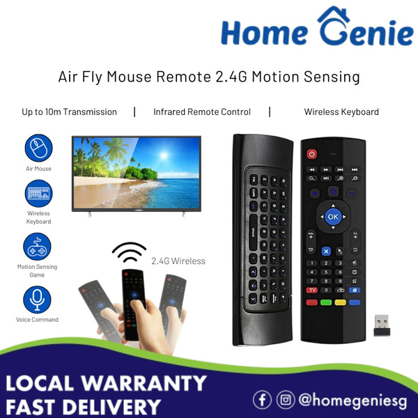 Wireless Air Mouse 2.4G Air Fly Mouse With Keyboard Smart Remote Control // Airmouse  TV Box PC TV