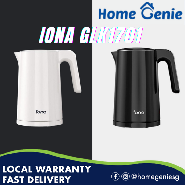 IONA 1.7L Electric Kettle Stainless Steel GLK1701