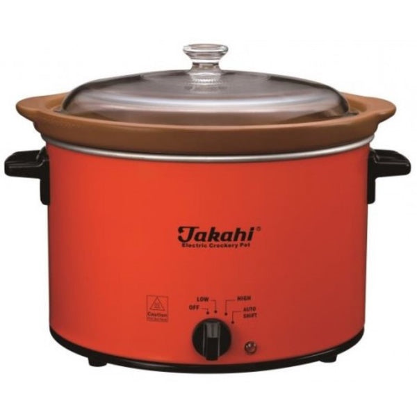 Takahi 5.2L Electric Crockery Pot 1606 HR-WO (Includes Listing for Glass Lip and High Heat Pot)