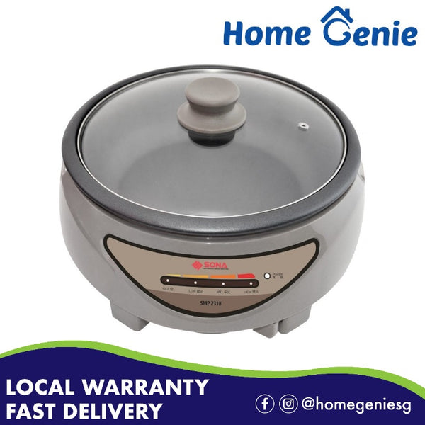 Sona 1.8L Steamboat Multi-Purpose Cooker SMP 2318