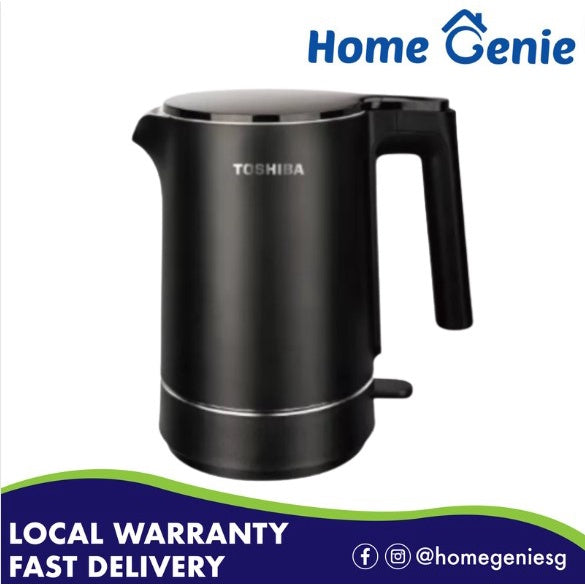 Toshiba 1.5L Double Wall Electric Kettle KT-15DRRS