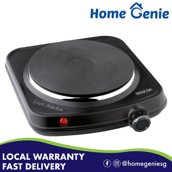 Sencor 1500W Electric Single Hotplate SCP 1504BK