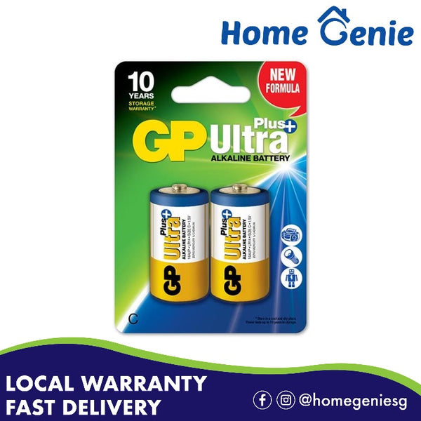 *Bundle Deal Available* GP Ultra Plus Alkaline Batteries D Size - Pack of 2