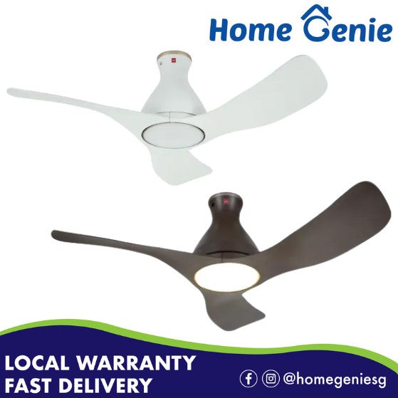 *With Basic Installation!* KDK Airy 40"/48" Ceiling Fan (F40GP /E48GP / E48GHP) Wifi Connectivity, DC Motor, Remote Ctrl