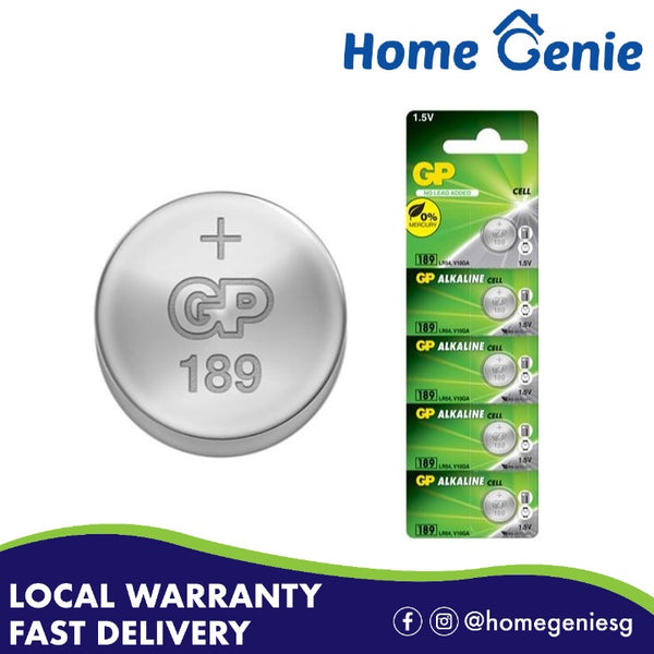 *Card of 10* GP Alkaline Cell Battery 189