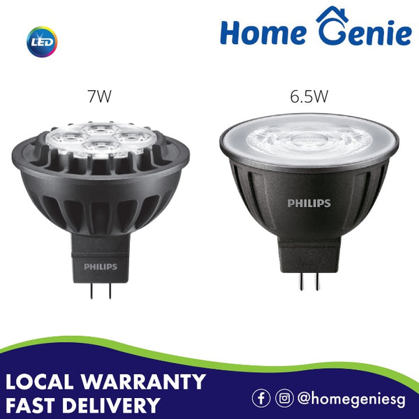 *Authentic Shipped from Singapore* Philips Master LED Dimmable 6.5-50W / 7-50W MR16 24D Warm White 3000K