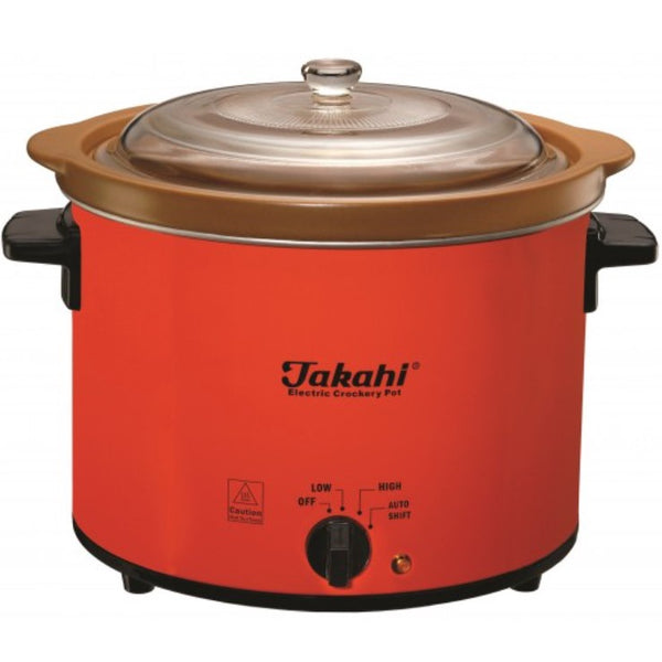 Takahi 4.7L Electric Crockery Pot 3606 HR-TF (Includes Listing for Glass Lip and High Heat Pot)