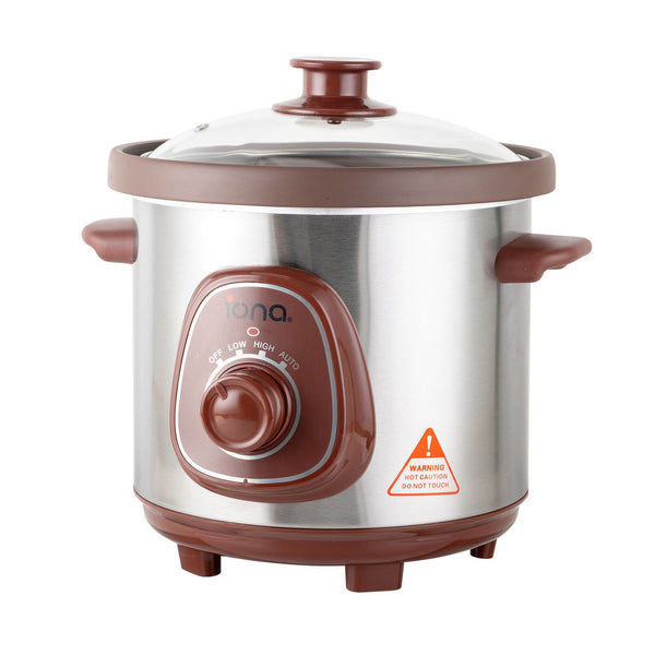 Iona 3L Purple Clay Auto Slow Cooker GLSC350