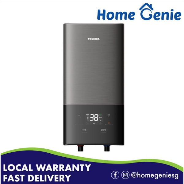 *Installation Available* Toshiba Instant Water Heater TWH-33EXNSG(T) with Built-In ELCB and Digital Display