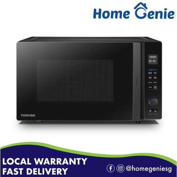 Toshiba 26L Black Ceramic INVERTECH 4.0(inverter) 4-In-1 Microwave + Grill + Convection + Healthy Air Fry MV-TC26TF(BK)