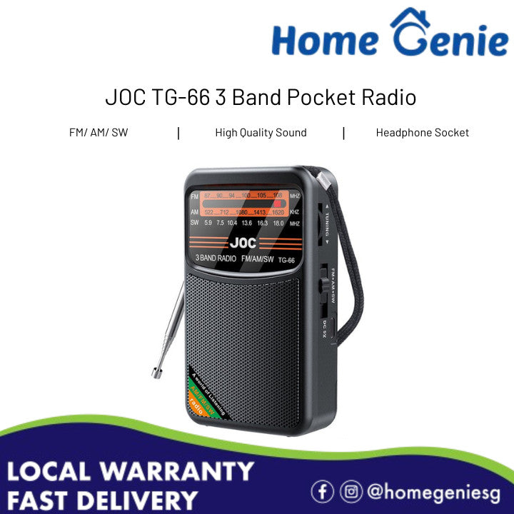 JOC TG-66 Vintage Classic 3 Band Pocket | Home Genie SG
