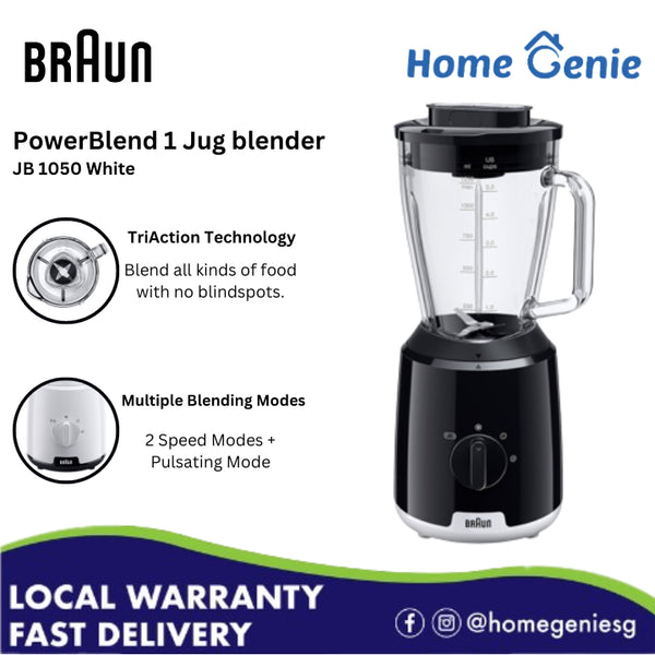 Braun Blender JB1050BK PowerBlend 1 Jug Blender