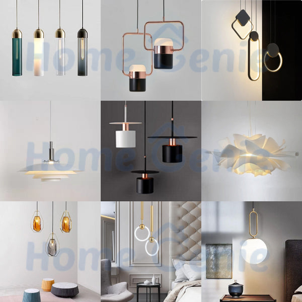 Nordic LED Ceiling Pendent Decorative Light Chandelier Minimalist Light Design for Living Room light Ceiling