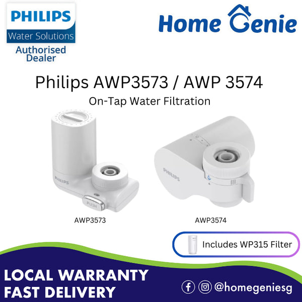 Philips AWP3753 / AWP3754 On Tap Water Purifier X-Guard Microfiltration System Granular Activated Carbon Faucet