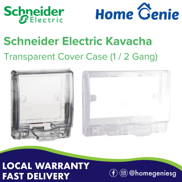 Schneider Electric - Kavacha Weatherproof Socket Cover Switch Cover Waterproof Protector Cover (1 Gang/2 Gang)