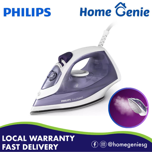 Philips EasySpeed 2000w Steam Iron GC1752/36 Ceramic Soleplate Drip Stop 220ml Water Tank Capacity