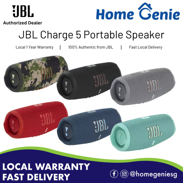 JBL Charge 5 Bluetooth Wireless Portable Speaker | Waterproof & Dustproof | 1 Year Local Warranty