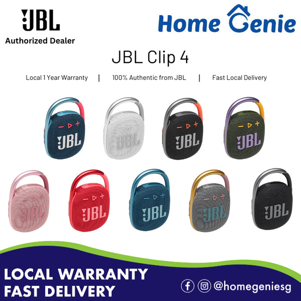 JBL Clip 4 | Portable Bluetooth Speaker Waterproof & Dustproof | SG Stock with Local 1 Year Warranty