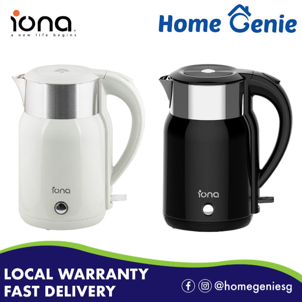 Iona 1.8L Electric Kettle - Keep Warm Cool Touch Cordless Kettle Electric GLK1826