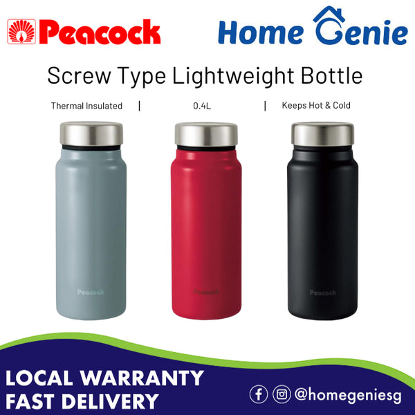 Peacock AKY-40 Screw Type Lightweight 400ml Bottle