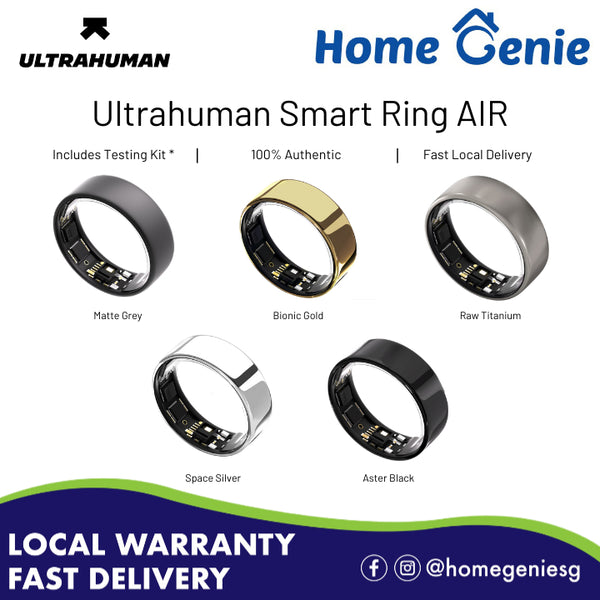 Ultrahuman Smart Ring AIR - Compact Smart Ring (Includes Sizing Kit)