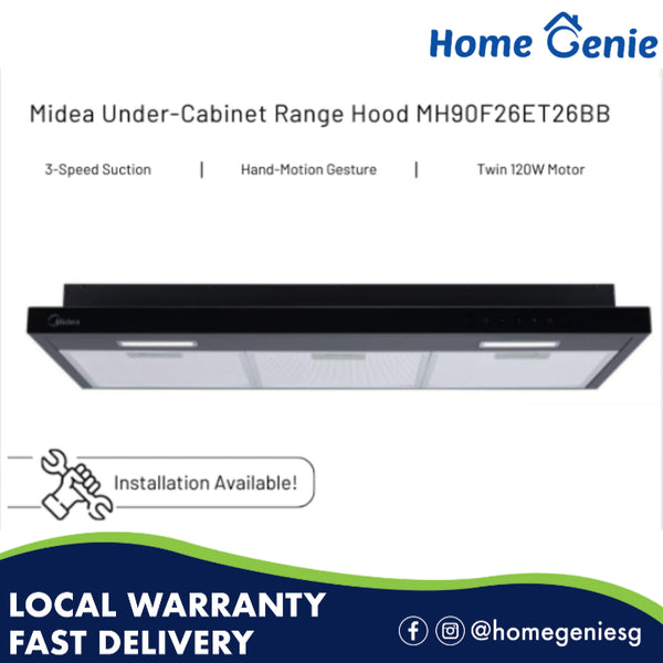 Midea Digital Semi-integrated Hood( MH90F26ET26BB)